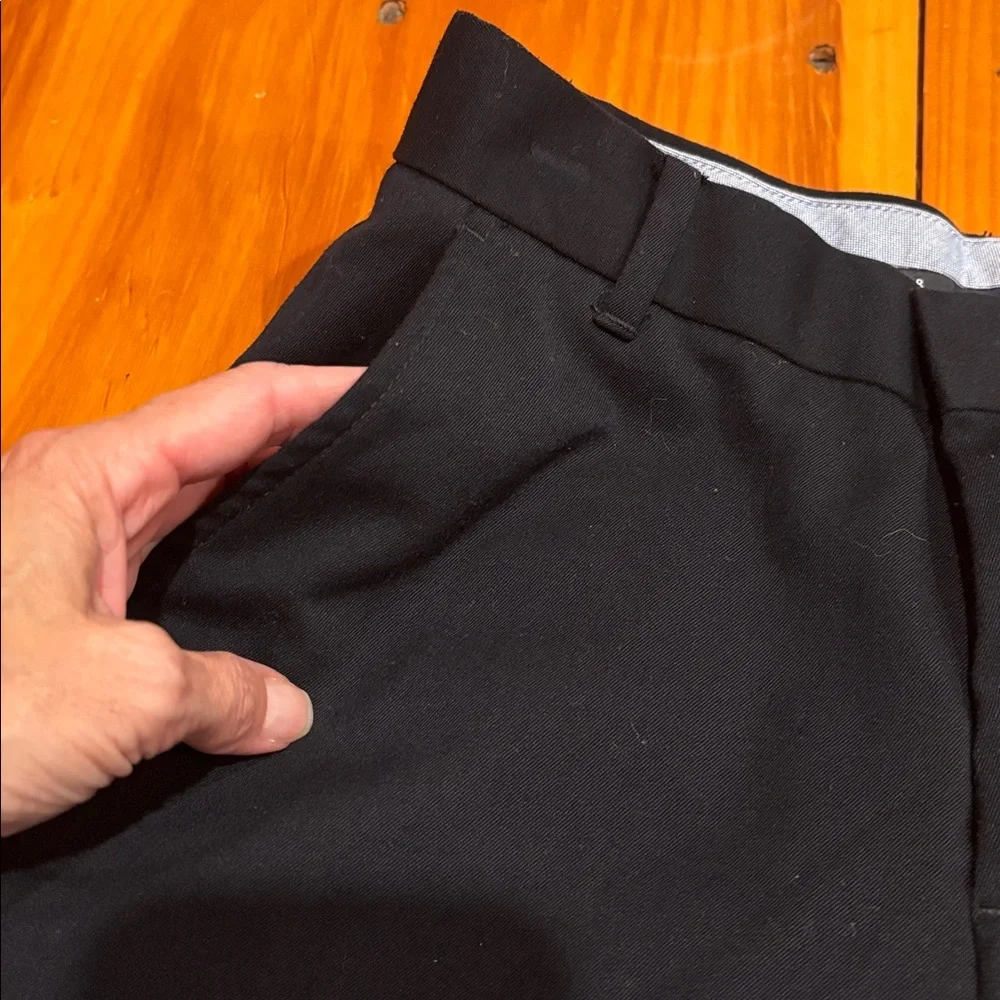 TOMMY HILFIGER Boys 12 Navy Blue Wool Dress Pants